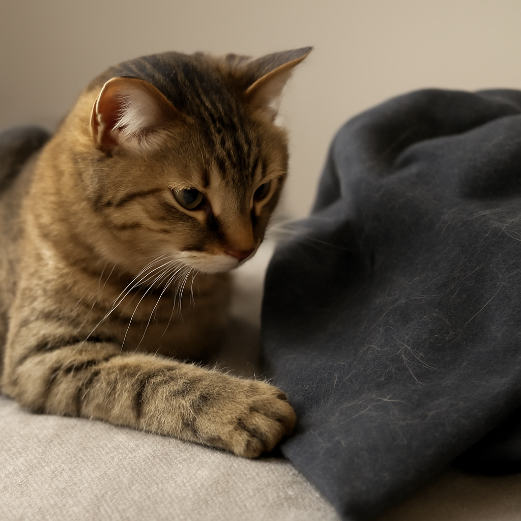 なぜ猫の毛は服に付きやすいのか