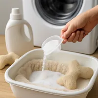 ペット用品の洗濯で臭いをしっかり取るには？