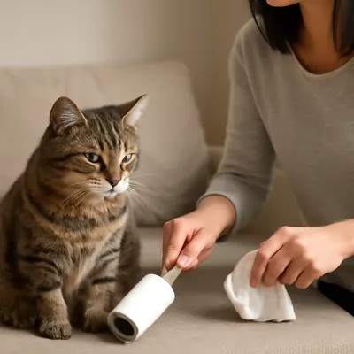 忙しい人でもできる猫の毛掃除ルーティンは？