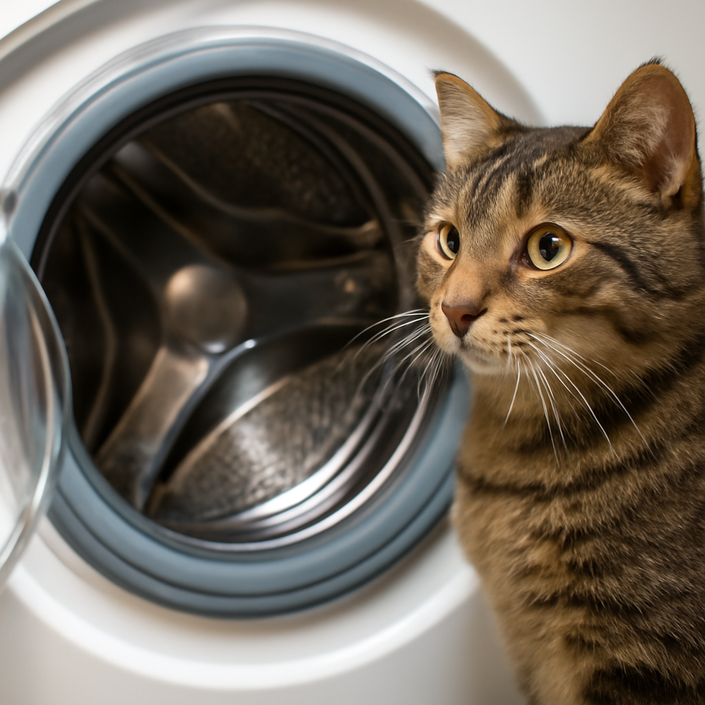 猫の毛が洗濯機に残る原因は主に3つ