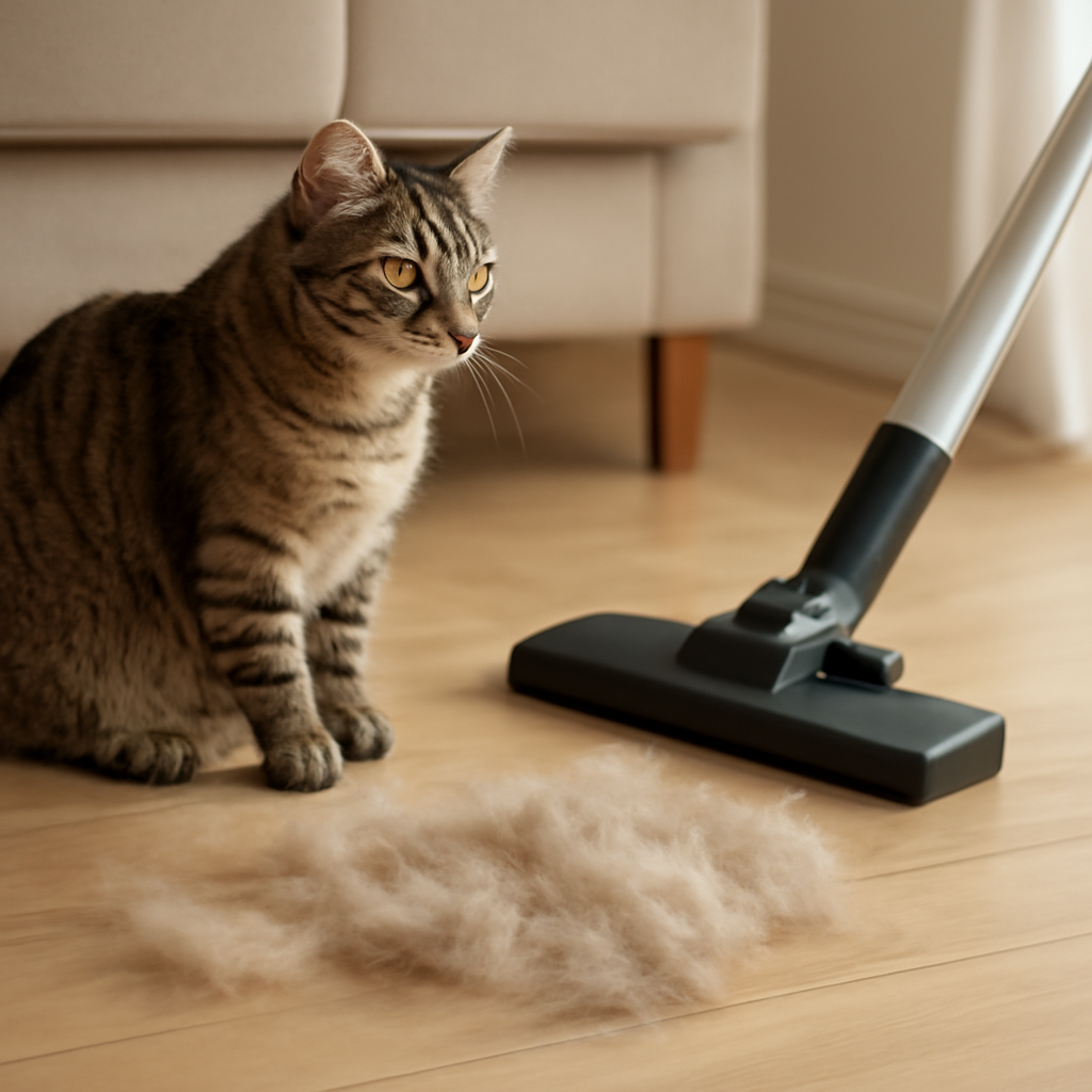 猫の毛が部屋に溜まる理由を詳しく解説
